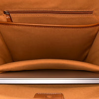 Leather Backpack - Full Grain Leather Backpack - Leather Rucksack - Leather Laptop Backpack for Men - Backpack Vintage Oil Leather Brown - Oxhide Small Adventure VIN1003