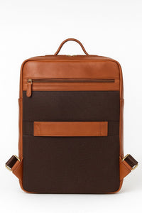 Leather Backpack - Full Grain Leather Backpack - Leather Rucksack - Leather Laptop Backpack for Men - Backpack Vintage Oil Leather Brown - Oxhide Small Adventure VIN1003