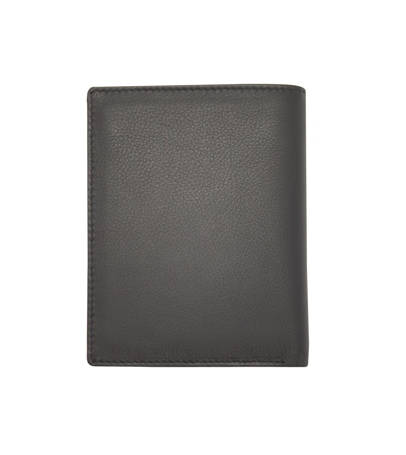 Oxhide Wallet Black with Vertical  Zipper- Oxhide J0011 BLK