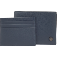 Leather Wallet for Men - First Layer Leather Wallet - Bifold Wallet- Blue Wallet - J0004 Oxhide