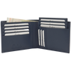 Leather Wallet for Men - First Layer Leather Wallet - Bifold Wallet- Blue Wallet - J0004 Oxhide