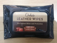 Leather Cleaner & Conditioner Wipes and polish