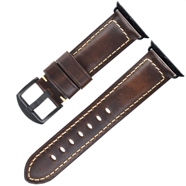Leather Apple watch strap Wine Red Designer 38,40,41 / 42,44,45 mm - OXHIDE