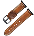 Leather Apple watch strap Yellow Brn Designer 38,40,41 / 42,44,45 mm - OXHIDE